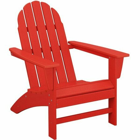 POLYWOOD Vineyard Sunset Red Adirondack Chair 633AD400SR